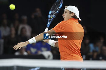 31/10/2024 - Arthur Cazaux of France during day 4 of the Rolex Paris Masters 2024, an ATP Masters 1000 tennis tournament on October 31, 2024 at Accor Arena in Paris, France - TENNIS - ROLEX PARIS MASTERS 2024 - INTERNAZIONALI - TENNIS