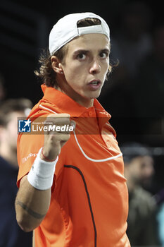 31/10/2024 - Arthur Cazaux of France during day 4 of the Rolex Paris Masters 2024, an ATP Masters 1000 tennis tournament on October 31, 2024 at Accor Arena in Paris, France - TENNIS - ROLEX PARIS MASTERS 2024 - INTERNAZIONALI - TENNIS