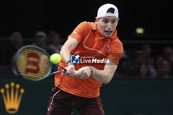 31/10/2024 - Ugo Humbert of France during day 4 of the Rolex Paris Masters 2024, an ATP Masters 1000 tennis tournament on October 31, 2024 at Accor Arena in Paris, France - TENNIS - ROLEX PARIS MASTERS 2024 - INTERNAZIONALI - TENNIS