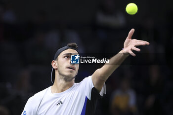 31/10/2024 - Francisco Cerundolo of Argentina during day 4 of the Rolex Paris Masters 2024, an ATP Masters 1000 tennis tournament on October 31, 2024 at Accor Arena in Paris, France - TENNIS - ROLEX PARIS MASTERS 2024 - INTERNAZIONALI - TENNIS