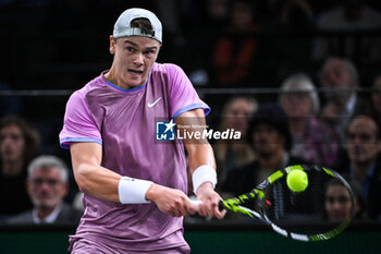 02/11/2024 - Holger RUNE of Denmark during the sixth day of the Rolex Paris Masters 2024, ATP Masters 1000 tennis tournament on November 02, 2024 at Accor Arena in Paris, France - TENNIS - ROLEX PARIS MASTERS 2024 - INTERNAZIONALI - TENNIS