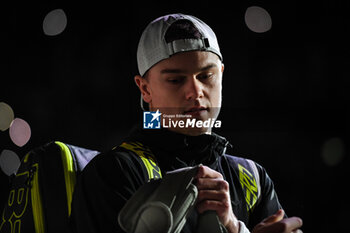 02/11/2024 - Holger RUNE of Denmark during the sixth day of the Rolex Paris Masters 2024, ATP Masters 1000 tennis tournament on November 02, 2024 at Accor Arena in Paris, France - TENNIS - ROLEX PARIS MASTERS 2024 - INTERNAZIONALI - TENNIS