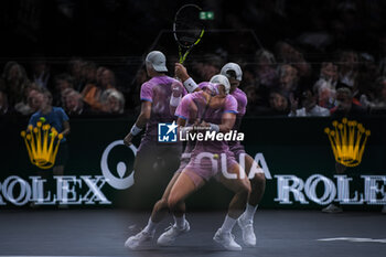 02/11/2024 - Holger RUNE of Denmark during the sixth day of the Rolex Paris Masters 2024, ATP Masters 1000 tennis tournament on November 02, 2024 at Accor Arena in Paris, France - TENNIS - ROLEX PARIS MASTERS 2024 - INTERNAZIONALI - TENNIS