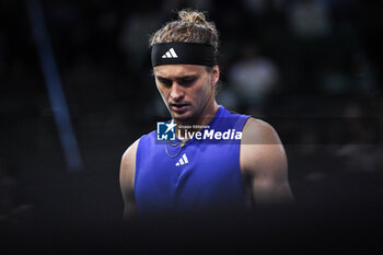 02/11/2024 - Alexander ZVEREV of Germany during the sixth day of the Rolex Paris Masters 2024, ATP Masters 1000 tennis tournament on November 02, 2024 at Accor Arena in Paris, France - TENNIS - ROLEX PARIS MASTERS 2024 - INTERNAZIONALI - TENNIS