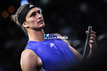 02/11/2024 - Alexander ZVEREV of Germany during the sixth day of the Rolex Paris Masters 2024, ATP Masters 1000 tennis tournament on November 02, 2024 at Accor Arena in Paris, France - TENNIS - ROLEX PARIS MASTERS 2024 - INTERNAZIONALI - TENNIS