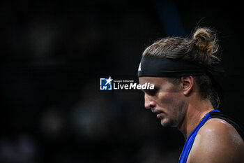 02/11/2024 - Alexander ZVEREV of Germany during the sixth day of the Rolex Paris Masters 2024, ATP Masters 1000 tennis tournament on November 02, 2024 at Accor Arena in Paris, France - TENNIS - ROLEX PARIS MASTERS 2024 - INTERNAZIONALI - TENNIS