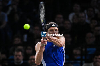 02/11/2024 - Alexander ZVEREV of Germany during the sixth day of the Rolex Paris Masters 2024, ATP Masters 1000 tennis tournament on November 02, 2024 at Accor Arena in Paris, France - TENNIS - ROLEX PARIS MASTERS 2024 - INTERNAZIONALI - TENNIS