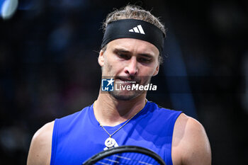 02/11/2024 - Alexander ZVEREV of Germany during the sixth day of the Rolex Paris Masters 2024, ATP Masters 1000 tennis tournament on November 02, 2024 at Accor Arena in Paris, France - TENNIS - ROLEX PARIS MASTERS 2024 - INTERNAZIONALI - TENNIS