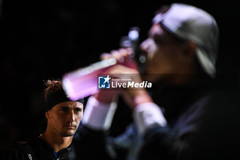 02/11/2024 - Alexander ZVEREV of Germany during the sixth day of the Rolex Paris Masters 2024, ATP Masters 1000 tennis tournament on November 02, 2024 at Accor Arena in Paris, France - TENNIS - ROLEX PARIS MASTERS 2024 - INTERNAZIONALI - TENNIS