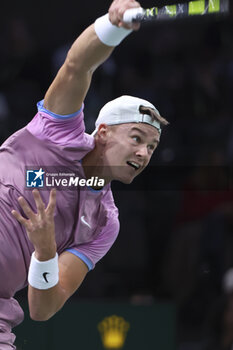 02/11/2024 - Holger Rune of Denmark during day 6 of the Rolex Paris Masters 2024, an ATP Masters 1000 tennis tournament on November 2, 2024 at Accor Arena in Paris, France - TENNIS - ROLEX PARIS MASTERS 2024 - INTERNAZIONALI - TENNIS