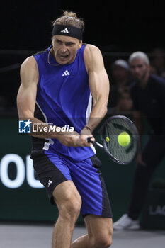 02/11/2024 - Alexander Zverev of Germany during day 6 of the Rolex Paris Masters 2024, an ATP Masters 1000 tennis tournament on November 2, 2024 at Accor Arena in Paris, France - TENNIS - ROLEX PARIS MASTERS 2024 - INTERNAZIONALI - TENNIS