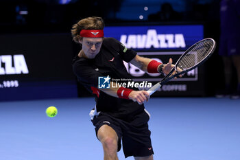 11/11/2024 - Andrej Rublev (Russia) during the match againts Alexander Zverev (Germany)
 - 2024 ATP NITTO FINALS - ZVEREV VS RUBLEV - INTERNAZIONALI - TENNIS