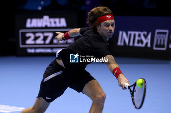 11/11/2024 - Andrej Rublev (Russia) during the match againts Alexander Zverev (Germany)
 - 2024 ATP NITTO FINALS - ZVEREV VS RUBLEV - INTERNAZIONALI - TENNIS