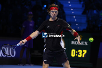 11/11/2024 - Andrej Rublev (Russia) during the match againts Alexander Zverev (Germany)
 - 2024 ATP NITTO FINALS - ZVEREV VS RUBLEV - INTERNAZIONALI - TENNIS