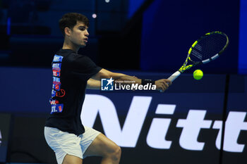 09/11/2024 - Carlos Alcaraz (Spain) - 2024 ATP NITTO FINALS TRAINING - INTERNAZIONALI - TENNIS