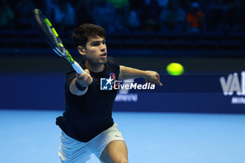 09/11/2024 - Carlos Alcaraz (Spain) - 2024 ATP NITTO FINALS TRAINING - INTERNAZIONALI - TENNIS