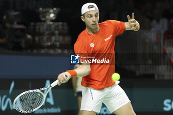 2024-11-19 - Tallon Griekspoor of Netherlands during the 2024 Davis Cup Finals quarter-final tennis tie between Netherlands and Spain at Palacio de Deportes Jose Maria Martin Carpena on 19 November 2024 in Malaga, Spain - TENNIS - DAVIS CUP 2024 - 1/4 - NETHERLANDS V SPAIN - INTERNATIONALS - TENNIS