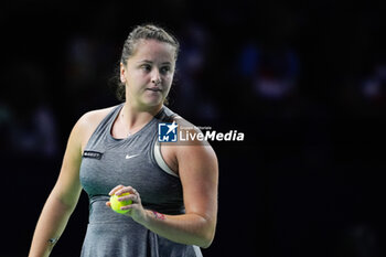 2024-11-19 - Viktoria Hruncakova of Slovakia, Semi-Final tennis match between Great Britain and Slovakia during the Billie Jean King Cup 2024 on 19 November 2024 in Malaga, Spain - TENNIS - BILLIE JEAN KING CUP 2024 - SEMI FINAL - INTERNATIONALS - TENNIS