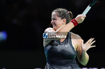 2024-11-19 - Viktoria Hruncakova of Slovakia, Semi-Final tennis match between Great Britain and Slovakia during the Billie Jean King Cup 2024 on 19 November 2024 in Malaga, Spain - TENNIS - BILLIE JEAN KING CUP 2024 - SEMI FINAL - INTERNATIONALS - TENNIS