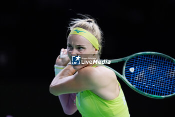 2024-11-19 - Rebecca Sramkova of Slovakia, Semi-Final tennis match between Great Britain and Slovakia during the Billie Jean King Cup 2024 on 19 November 2024 in Malaga, Spain - TENNIS - BILLIE JEAN KING CUP 2024 - SEMI FINAL - INTERNATIONALS - TENNIS