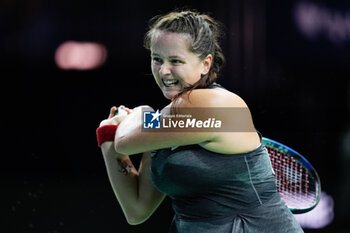 2024-11-19 - Viktoria Hruncakova of Slovakia, Semi-Final tennis match between Great Britain and Slovakia during the Billie Jean King Cup 2024 on 19 November 2024 in Malaga, Spain - TENNIS - BILLIE JEAN KING CUP 2024 - SEMI FINAL - INTERNATIONALS - TENNIS