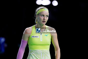 2024-11-19 - Rebecca Sramkova of Slovakia, Semi-Final tennis match between Great Britain and Slovakia during the Billie Jean King Cup 2024 on 19 November 2024 in Malaga, Spain - TENNIS - BILLIE JEAN KING CUP 2024 - SEMI FINAL - INTERNATIONALS - TENNIS