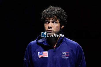 2024-11-21 - Ben Shelton of USA against Thanasi Kokkinakis of Australia during the Davis Cup 2024, quarter-final tennis event between United States and Australia on 21 November 2024 in Malaga, Spain - TENNIS - DAVIS CUP 2024 - 1/4 - USA V AUSTRALIA - INTERNATIONALS - TENNIS