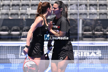 2024-06-18 - Martina Parmigiani and Erika Zanchetta are competing in the Round of 64 of the BNL Italy Major Premier Padel at Foro Italico in Rome, Italy on July 18th, 2024 - BNL ITALY MAJOR PREMIER PADEL  - PADEL - TENNIS