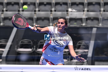 2024-06-18 - Teresa Navarro Lopez-Barajas and Ariadna Canellas Rodero are competing in the Round of 64 of the BNL Italy Major Premier Padel at Foro Italico in Rome, Italy on July 18th, 2024 - BNL ITALY MAJOR PREMIER PADEL  - PADEL - TENNIS