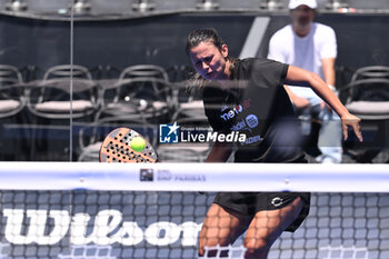 2024-06-18 - Martina Parmigiani and Erika Zanchetta are competing in the Round of 64 of the BNL Italy Major Premier Padel at Foro Italico in Rome, Italy on July 18th, 2024 - BNL ITALY MAJOR PREMIER PADEL  - PADEL - TENNIS