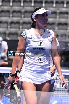 2024-06-18 - Teresa Navarro Lopez-Barajas and Ariadna Canellas Rodero are competing in the Round of 64 of the BNL Italy Major Premier Padel at Foro Italico in Rome, Italy on July 18th, 2024 - BNL ITALY MAJOR PREMIER PADEL  - PADEL - TENNIS