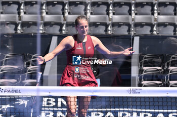 2024-06-18 - Lea Godallier and Giorgia Marchetti are competing in the Round of 64 of the BNL Italy Major Premier Padel at Foro Italico in Rome, Italy on July 18th, 2024 - BNL ITALY MAJOR PREMIER PADEL  - PADEL - TENNIS