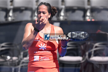 2024-06-18 - Lea Godallier and Giorgia Marchetti are competing in the Round of 64 of the BNL Italy Major Premier Padel at Foro Italico in Rome, Italy on July 18th, 2024 - BNL ITALY MAJOR PREMIER PADEL  - PADEL - TENNIS