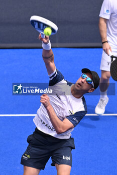 2024-06-20 - Victor Ruiz and Lucas Bergamini are competing in the Round of 16 of the BNL Italy Major Premier Padel at Foro Italico in Rome, Italy on July 20th, 2024 - BNL ITALY MAJOR PREMIER PADEL  - PADEL - TENNIS