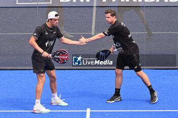 2024-06-20 - Paquito Navarro and Juan Lebron are competing in the Round of 16 of the BNL Italy Major Premier Padel at Foro Italico in Rome, Italy on July 20th, 2024 - BNL ITALY MAJOR PREMIER PADEL  - PADEL - TENNIS