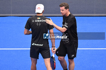 2024-06-20 - Paquito Navarro and Juan Lebron are competing in the Round of 16 of the BNL Italy Major Premier Padel at Foro Italico in Rome, Italy on July 20th, 2024 - BNL ITALY MAJOR PREMIER PADEL  - PADEL - TENNIS