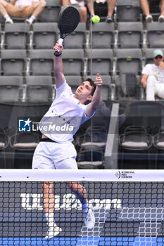 2024-06-20 - Victor Ruiz and Lucas Bergamini are competing in the Round of 16 of the BNL Italy Major Premier Padel at Foro Italico in Rome, Italy on July 20th, 2024 - BNL ITALY MAJOR PREMIER PADEL  - PADEL - TENNIS