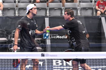 2024-06-20 - Paquito Navarro and Juan Lebron are competing in the Round of 16 of the BNL Italy Major Premier Padel at Foro Italico in Rome, Italy on July 20th, 2024 - BNL ITALY MAJOR PREMIER PADEL  - PADEL - TENNIS