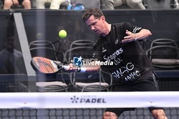 2024-06-20 - Paquito Navarro and Juan Lebron are competing in the Round of 16 of the BNL Italy Major Premier Padel at Foro Italico in Rome, Italy on July 20th, 2024 - BNL ITALY MAJOR PREMIER PADEL  - PADEL - TENNIS