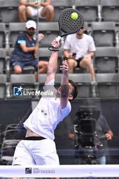 2024-06-20 - Victor Ruiz and Lucas Bergamini are competing in the Round of 16 of the BNL Italy Major Premier Padel at Foro Italico in Rome, Italy on July 20th, 2024 - BNL ITALY MAJOR PREMIER PADEL  - PADEL - TENNIS