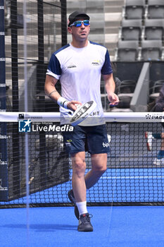 2024-06-20 - Victor Ruiz and Lucas Bergamini are competing in the Round of 16 of the BNL Italy Major Premier Padel at Foro Italico in Rome, Italy on July 20th, 2024 - BNL ITALY MAJOR PREMIER PADEL  - PADEL - TENNIS