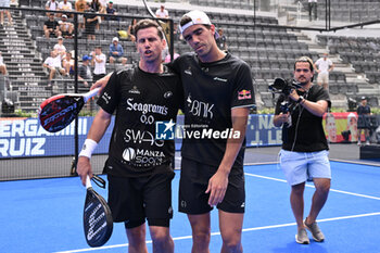 2024-06-20 - Paquito Navarro and Juan Lebron are competing in the Round of 16 of the BNL Italy Major Premier Padel at Foro Italico in Rome, Italy on July 20th, 2024 - BNL ITALY MAJOR PREMIER PADEL  - PADEL - TENNIS