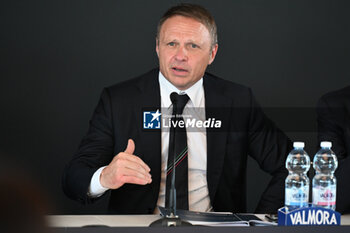 2024-06-06 - Francesco Lollobrigida during press conference to present the BNL ITALY MAJOR PREMIER PADEL at Circolo del Foro Italico, on June 6, 2024 in Rome, Italy. - BNL ITALY MAJOR PREMIER PADEL - PRESS CONFERENCE - PADEL - TENNIS