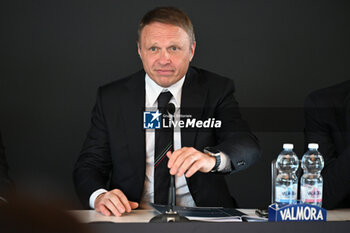 2024-06-06 - Francesco Lollobrigida during press conference to present the BNL ITALY MAJOR PREMIER PADEL at Circolo del Foro Italico, on June 6, 2024 in Rome, Italy. - BNL ITALY MAJOR PREMIER PADEL - PRESS CONFERENCE - PADEL - TENNIS