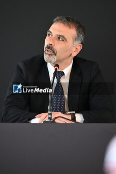 2024-06-06 - Luca Ranieri during press conference to present the BNL ITALY MAJOR PREMIER PADEL at Circolo del Foro Italico, on June 6, 2024 in Rome, Italy. - BNL ITALY MAJOR PREMIER PADEL - PRESS CONFERENCE - PADEL - TENNIS