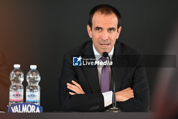 2024-06-06 - Luigi Carraro during press conference to present the BNL ITALY MAJOR PREMIER PADEL at Circolo del Foro Italico, on June 6, 2024 in Rome, Italy. - BNL ITALY MAJOR PREMIER PADEL - PRESS CONFERENCE - PADEL - TENNIS