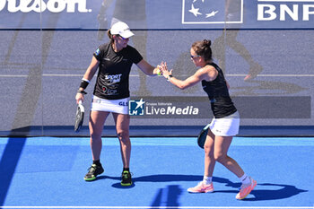 2024-06-22 - Lucia Sainz Pelegri and Patricia Llaguno Zielinski are competing in Semi-Finals of the BNL Italy Major Premier Padel at Foro Italico in Rome, Italy on July 22th, 2024 - BNL ITALY MAJOR PREMIER PADEL - PADEL - TENNIS