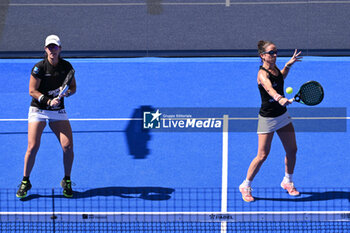 2024-06-22 - Lucia Sainz Pelegri and Patricia Llaguno Zielinski are competing in Semi-Finals of the BNL Italy Major Premier Padel at Foro Italico in Rome, Italy on July 22th, 2024 - BNL ITALY MAJOR PREMIER PADEL - PADEL - TENNIS