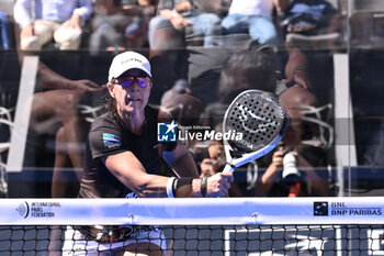 2024-06-22 - Lucia Sainz Pelegri and Patricia Llaguno Zielinski are competing in Semi-Finals of the BNL Italy Major Premier Padel at Foro Italico in Rome, Italy on July 22th, 2024 - BNL ITALY MAJOR PREMIER PADEL - PADEL - TENNIS