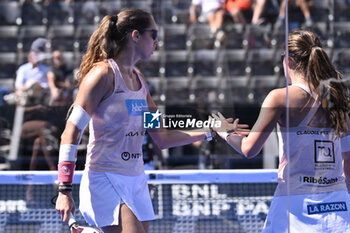 2024-06-22 - Gemma Triay Pons and Claudia Fernandez Sanchez are competing in Semi-Finals of the BNL Italy Major Premier Padel at Foro Italico in Rome, Italy on July 22th, 2024 - BNL ITALY MAJOR PREMIER PADEL - PADEL - TENNIS